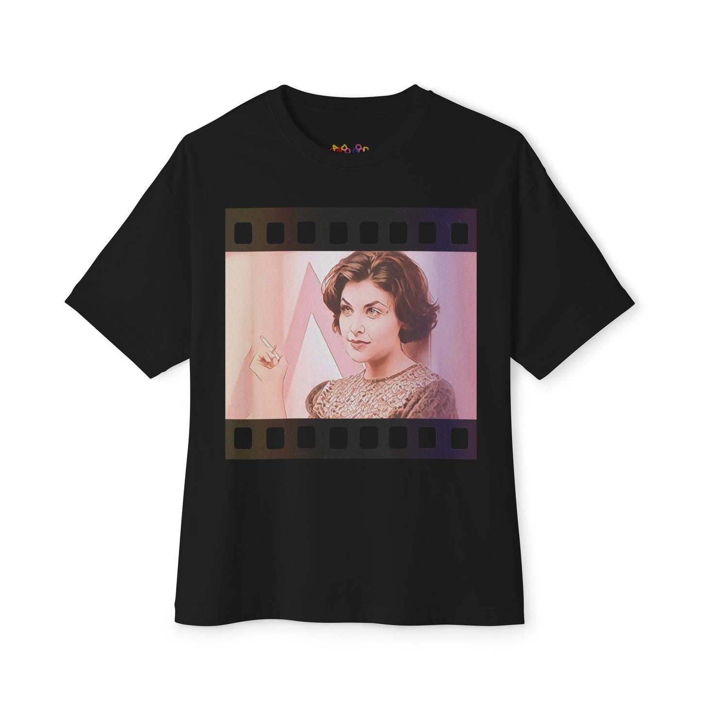 Portrait of Audrey Horne - Premium Unisex Oversized Boxy Tee