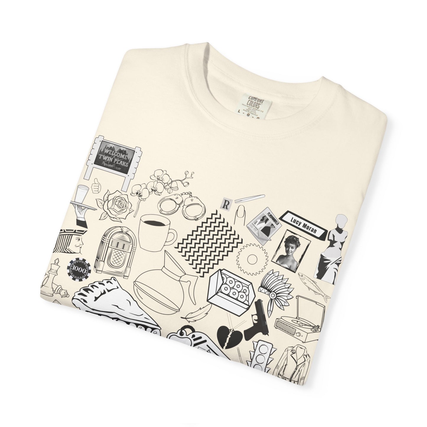 For the Love of Lynch - Unisex Peaks Collage T-Shirt
