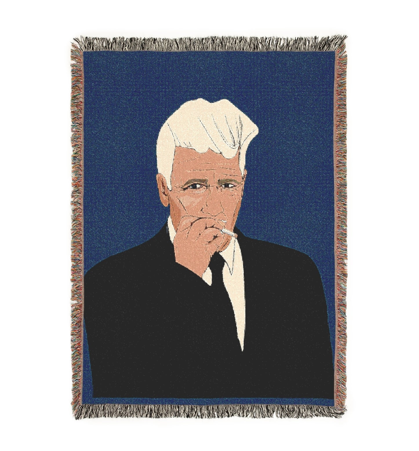 For the Love of Lynch - Blue - Cotton Woven Blanket