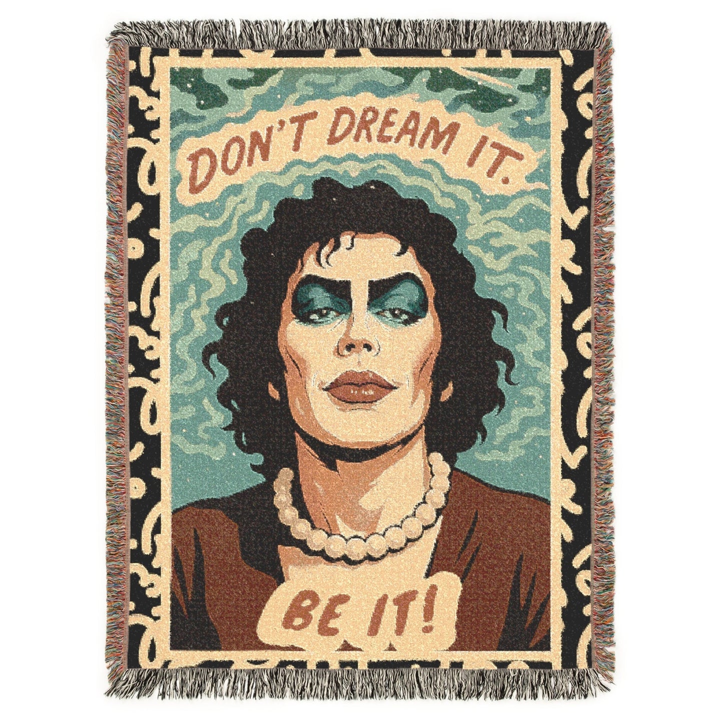 Don't Dream It, Be It - Halloween - Woven Tapestry Throw Blanket
