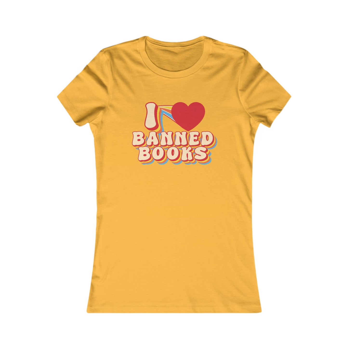 I LOVE BANNED BOOKS - Ribbed Baby Tee - Bringing attention to the over 10,000 books that have been banned in the past year