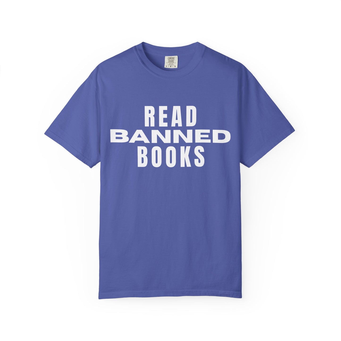 "Read Banned Books" - Unisex Premium Garment Dye T-Shirt - 32 Color Options