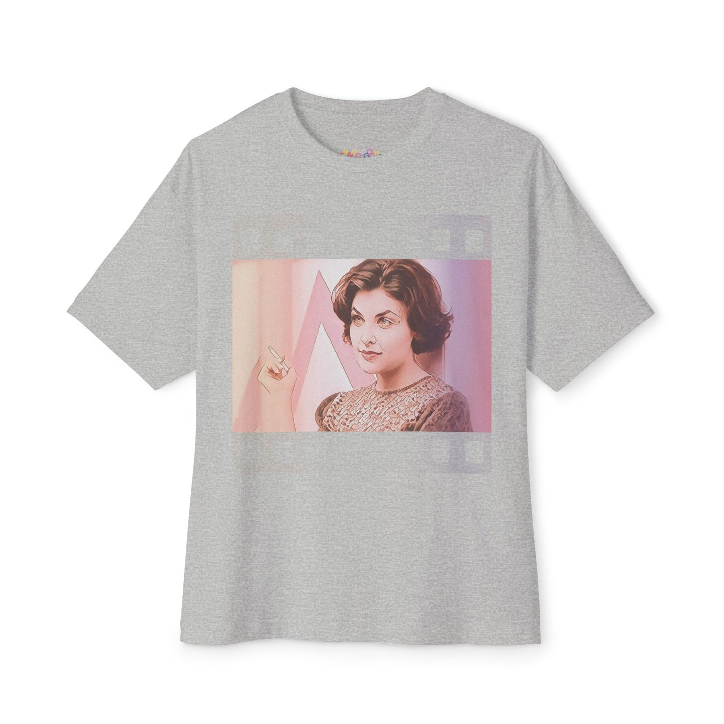 Portrait of Audrey Horne - Premium Unisex Oversized Boxy Tee