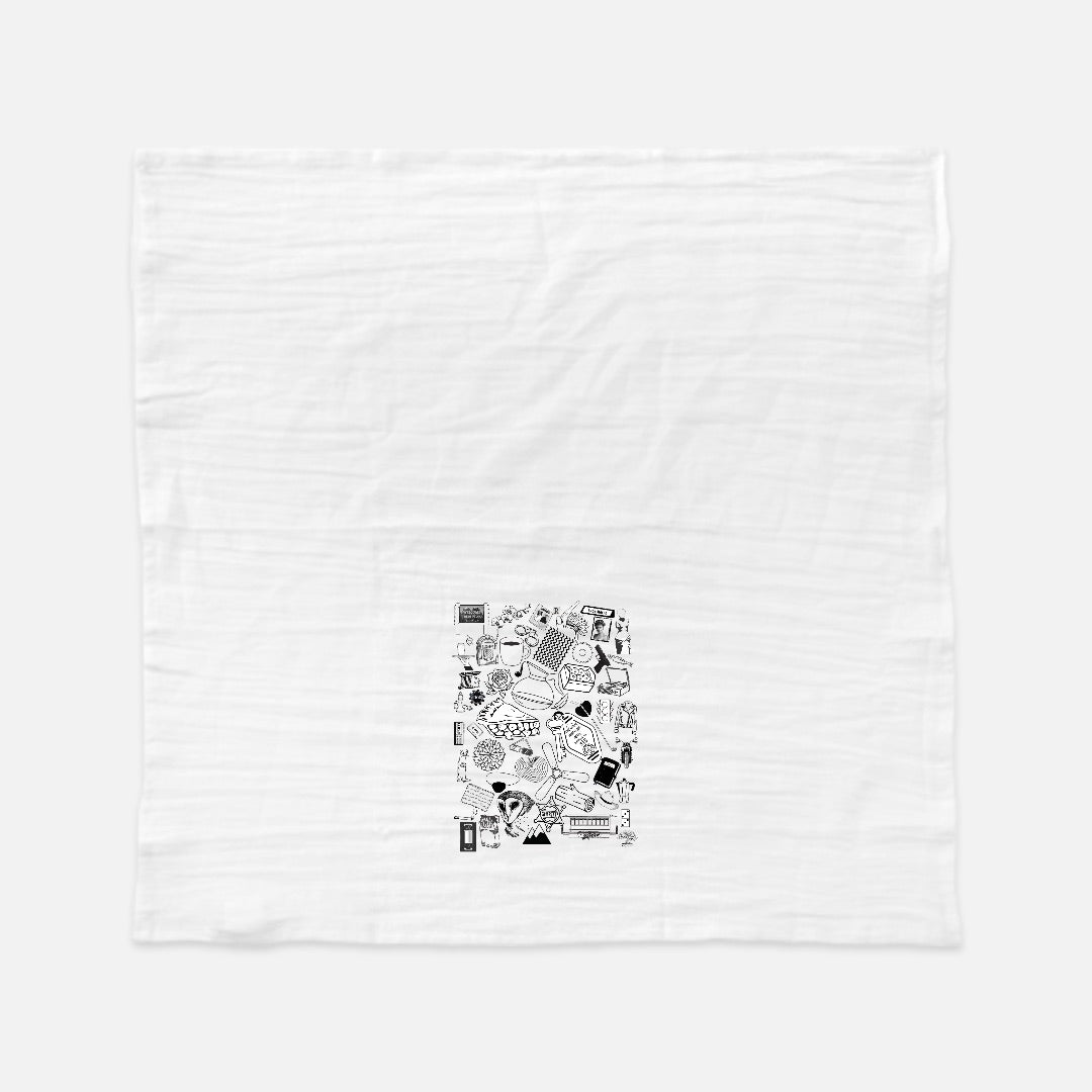 For the Love of Peaks - Tea Towel (Flour Sack)