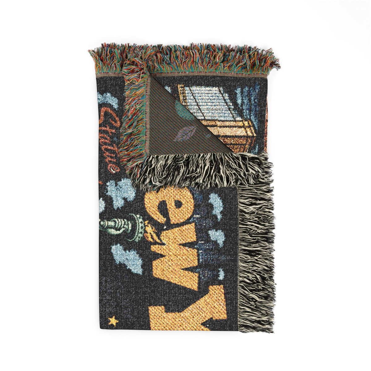 New York City Skyline Woven Blanket