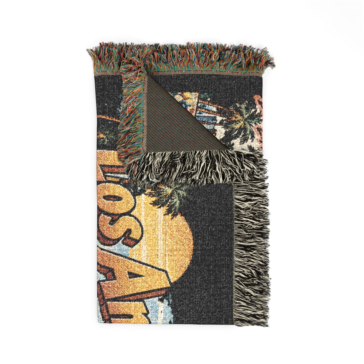 Los Angeles Cityscape Woven Blanket