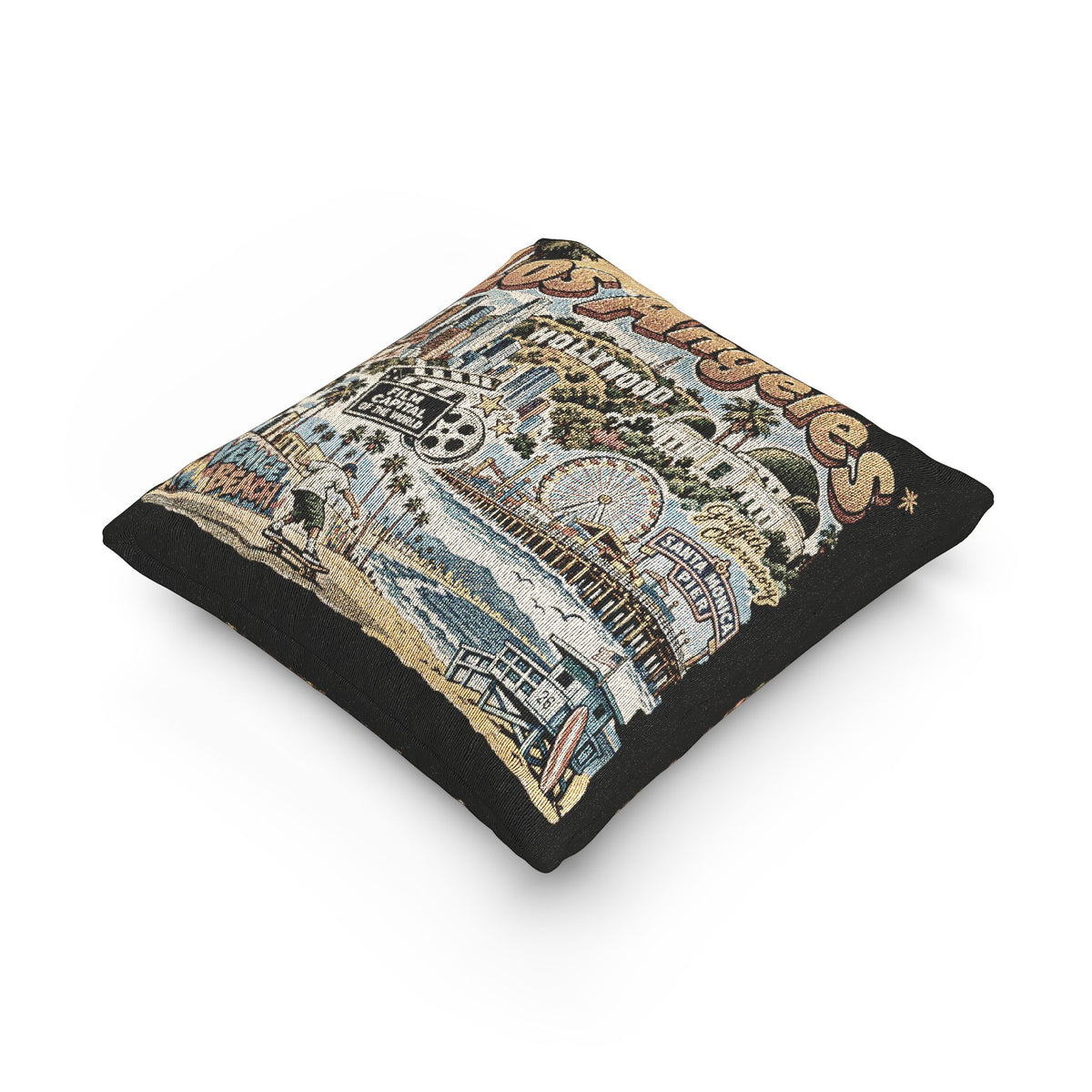 Los Angeles Skyline Woven Pillow
