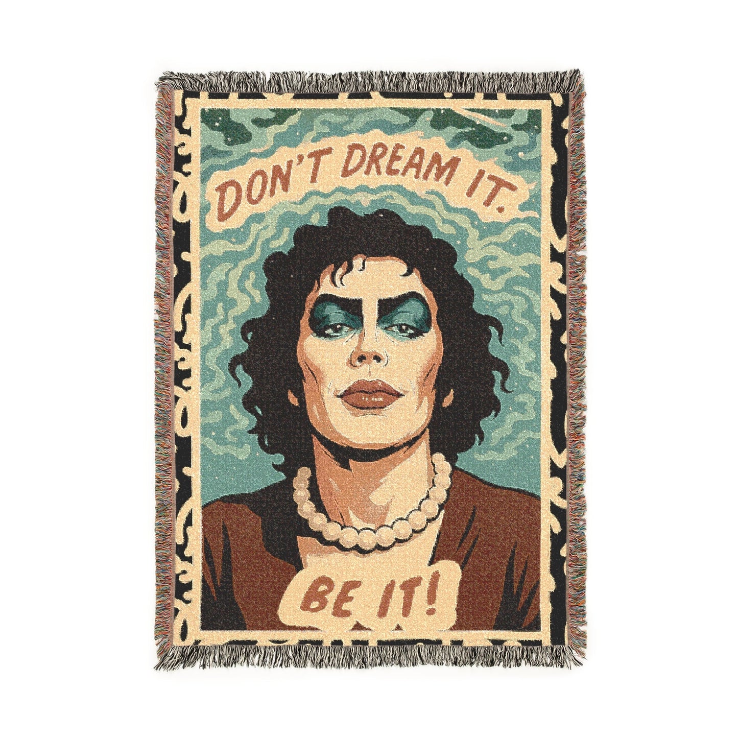 Don't Dream It, Be It - Halloween - Woven Tapestry Throw Blanket