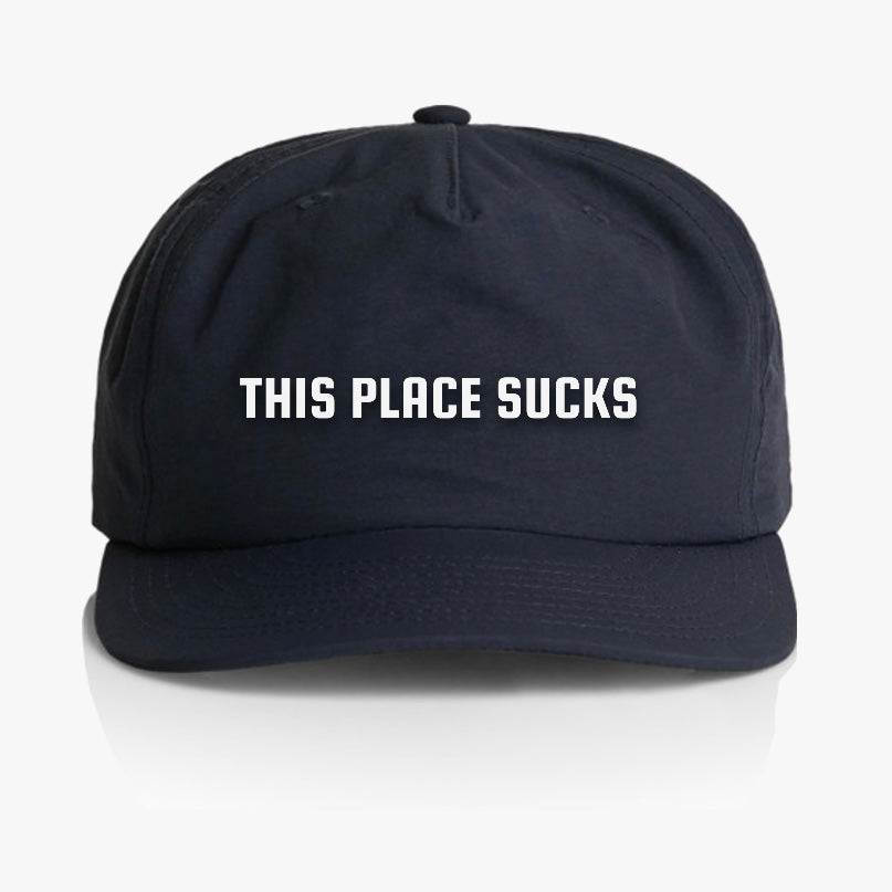 'This Place Sucks' Quick-Dry Outdoor Running Snapback Hat