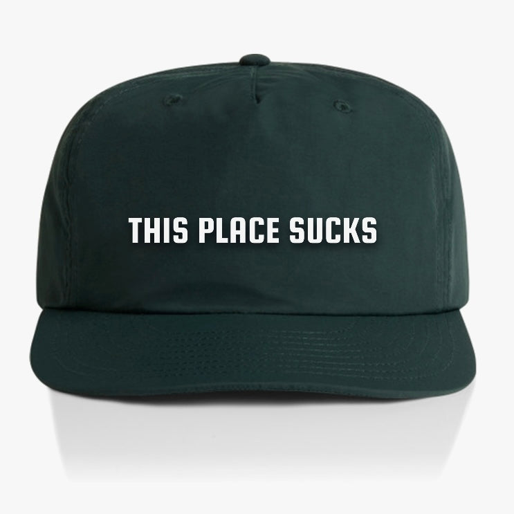 'This Place Sucks' Quick-Dry Outdoor Running Snapback Hat