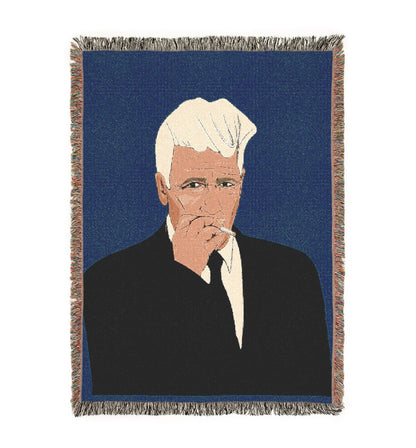 For the Love of Lynch - Blue - Cotton Woven Blanket