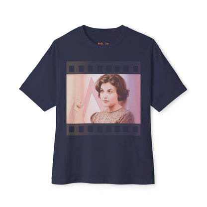 Portrait of Audrey Horne - Premium Unisex Oversized Boxy Tee