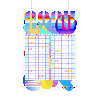 2025 OOO Calendar – Turn 10 Days of Paid Time off Into Over 40+ Days Off with our Annual Calendar as a reminder to take care