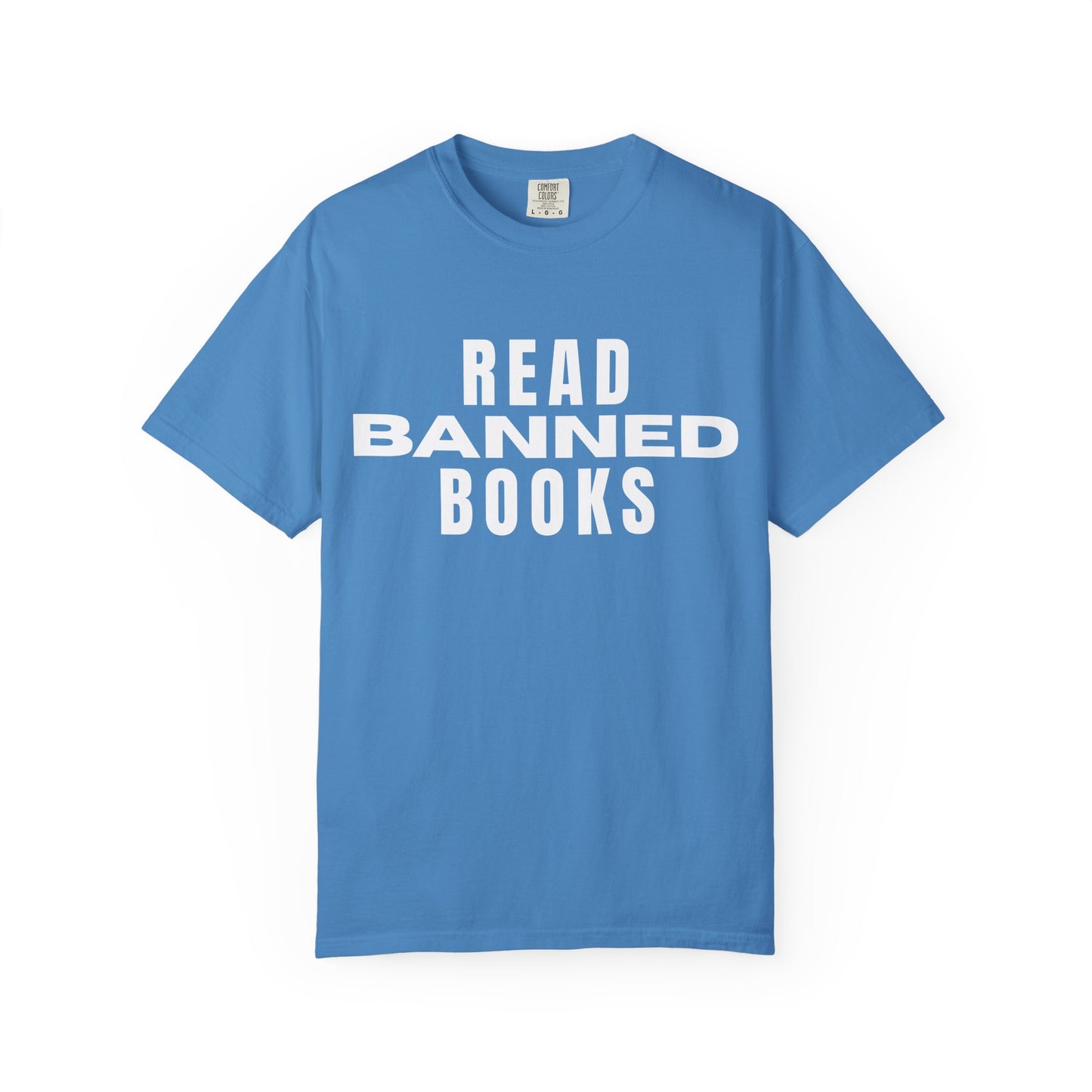 "Read Banned Books" - Unisex Premium Garment Dye T-Shirt - 32 Color Options