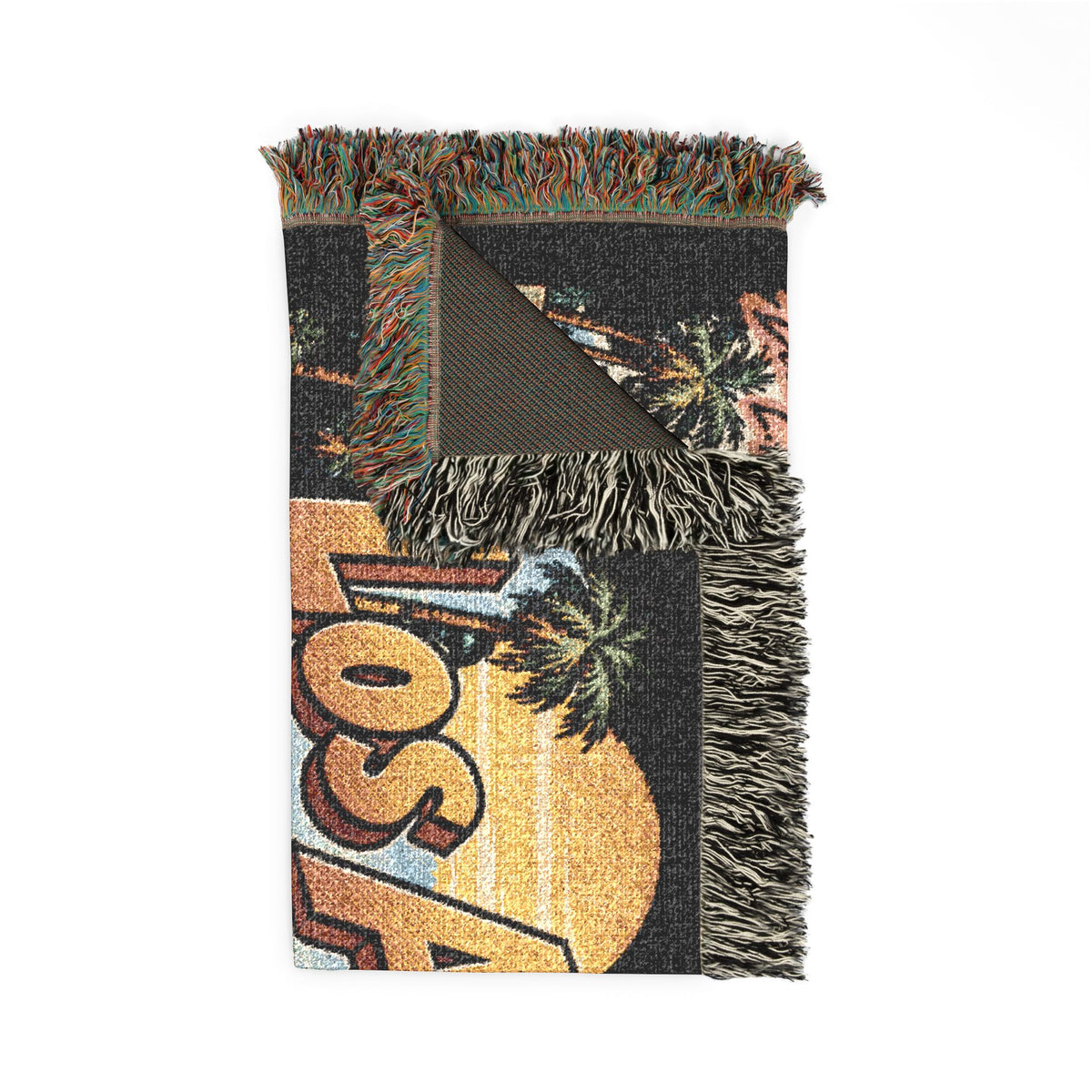 Los Angeles Cityscape Woven Blanket