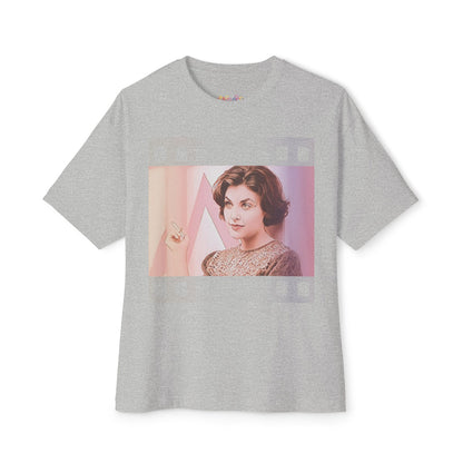 Portrait of Audrey Horne - Premium Unisex Oversized Boxy Tee