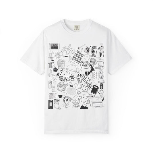 For the Love of Lynch - Unisex Peaks Collage T-Shirt