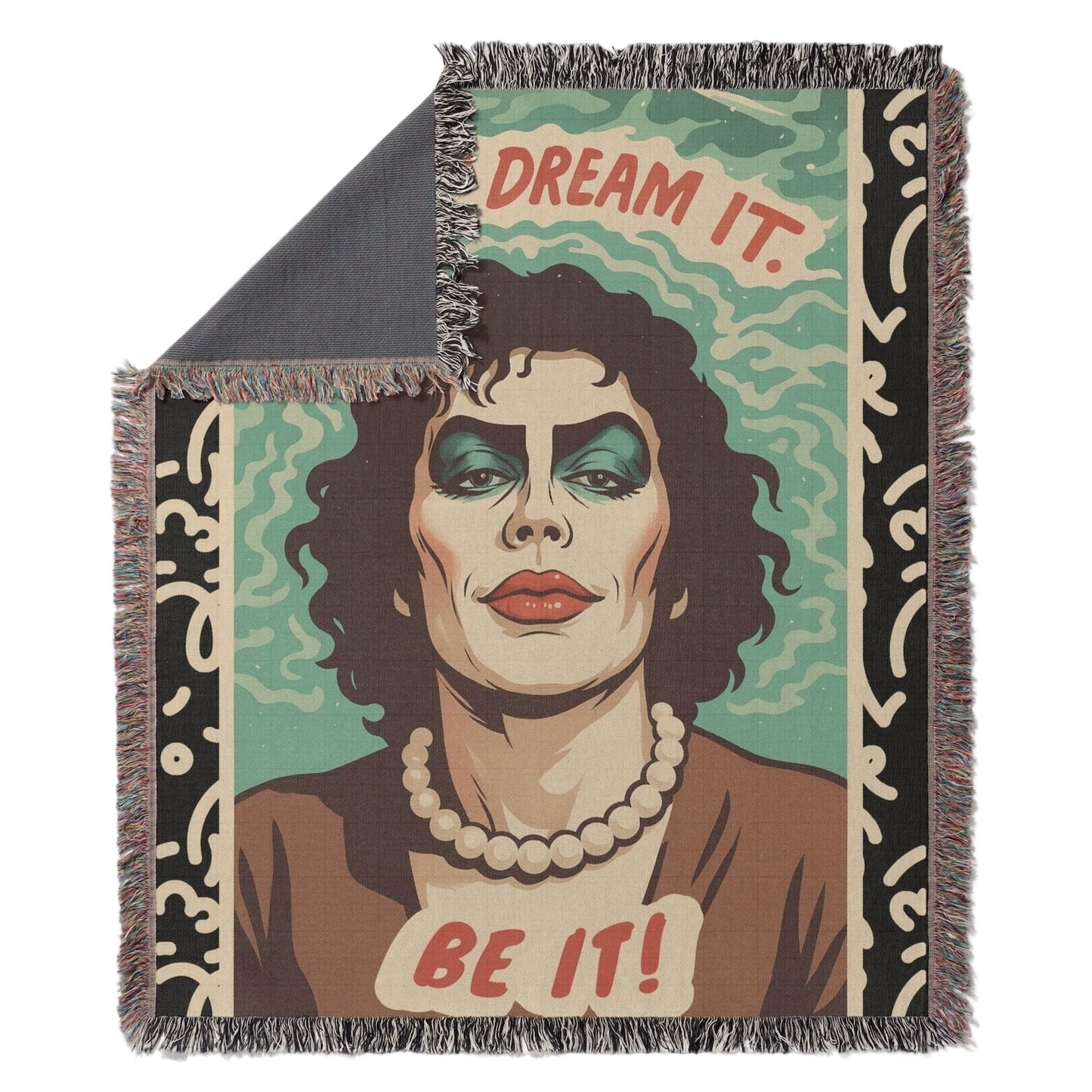 Don't Dream It, Be It - Halloween - Woven Tapestry Throw Blanket