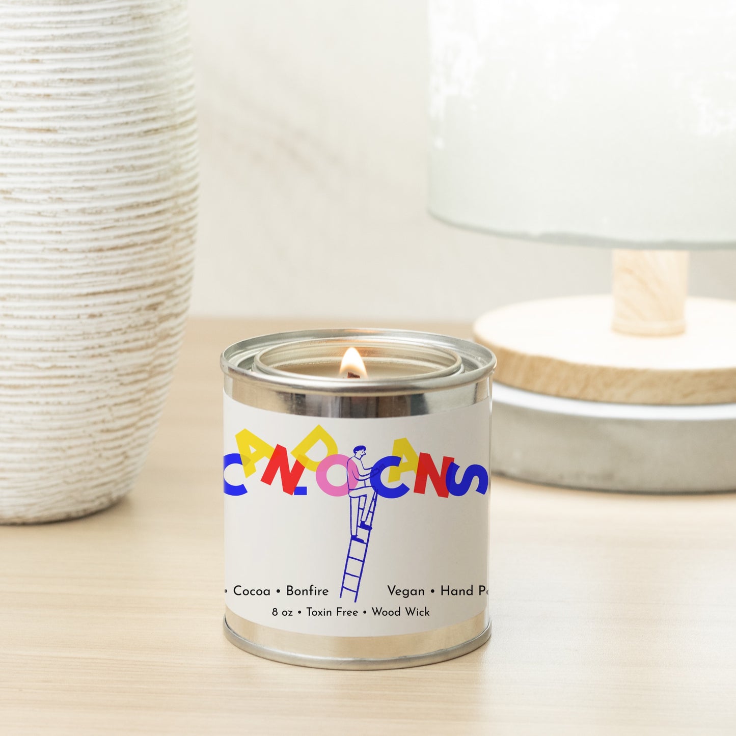 Can-Do Cans Hand Poured Candle - Campfire Marshmallow