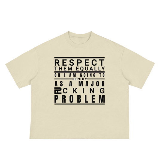 Unisex Respect Them Boxy Classic Boxy Tee - 5 Color Options